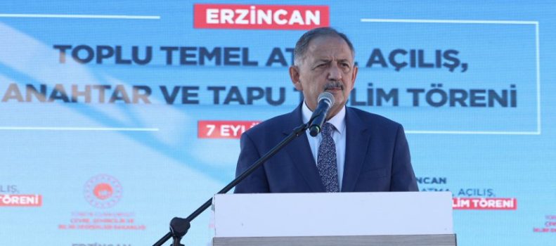Bakan Özhaseki: “Kentsel Dönüşümü Sonuna Kadar Devam Ettireceğiz”